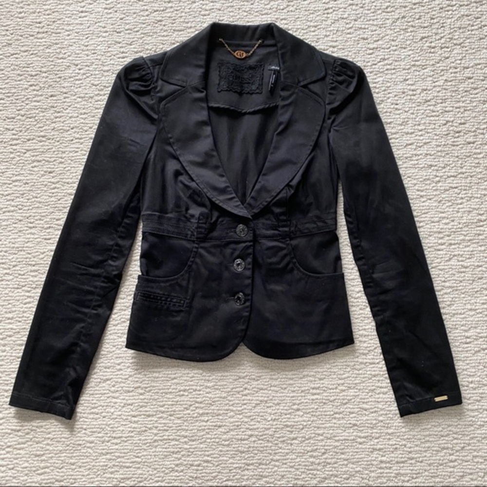 Guess Black Tailored Blazer